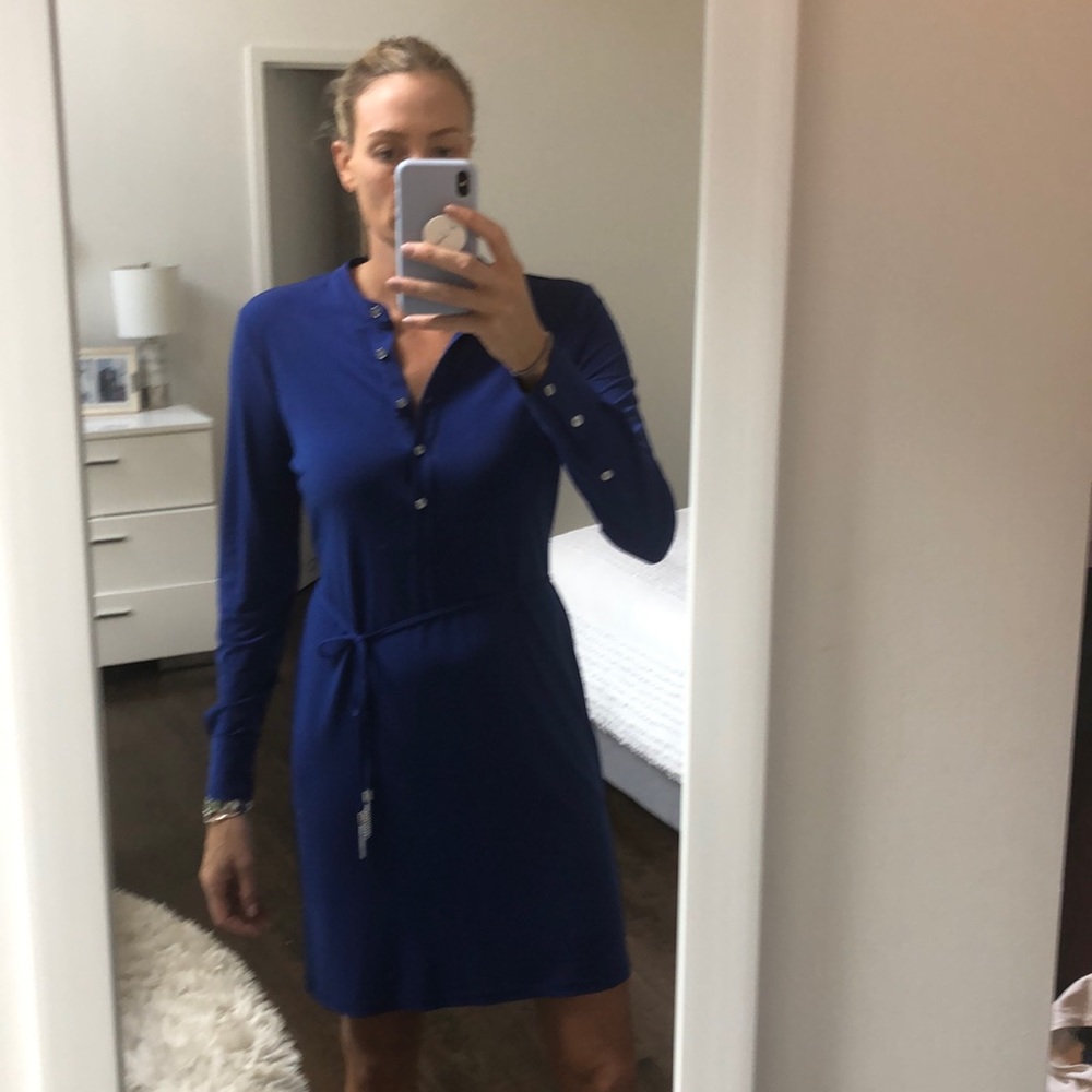 Royal blue Calvin Klein dress